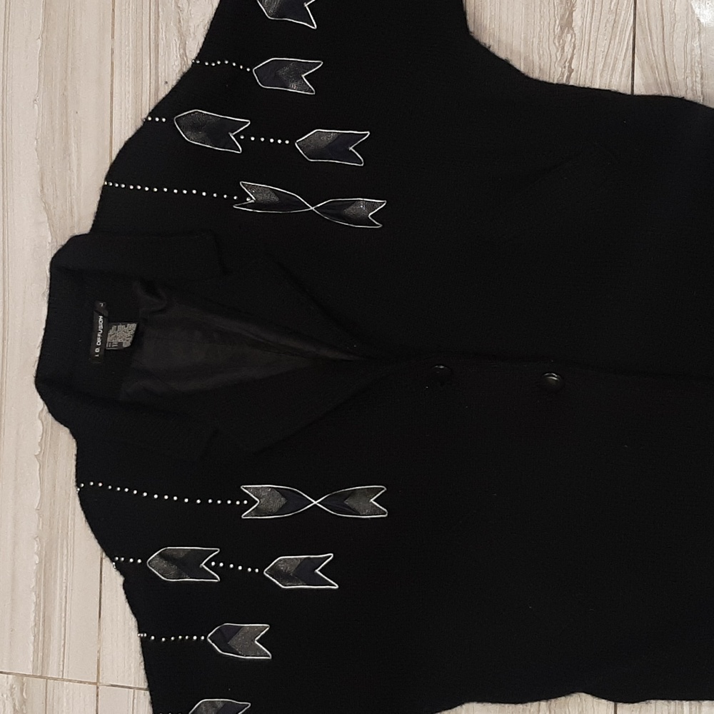 Vintage long sweater jacket